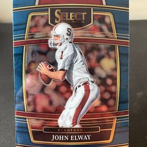 2022 John Elway Blue Panini Select Card #69 Denver Broncos/Stanford Cardinals